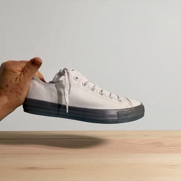 NIB Converse ALL STAR‎ White translucent gray sole - ice -TWILIGHT PULSE NEW 9.5 - Picture 7 of 13